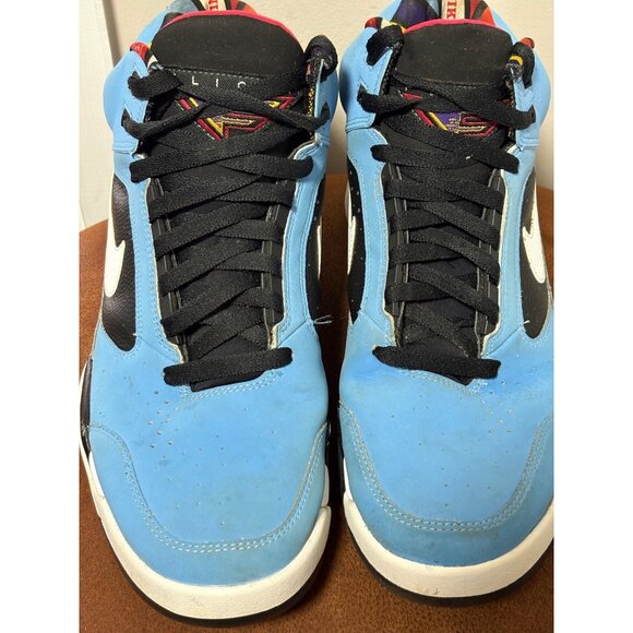 Nike Air Flight Lite Mid 'Hoops Pack University Blue' DQ7778-400 Mens Size 10.5 - Picture 3 of 10